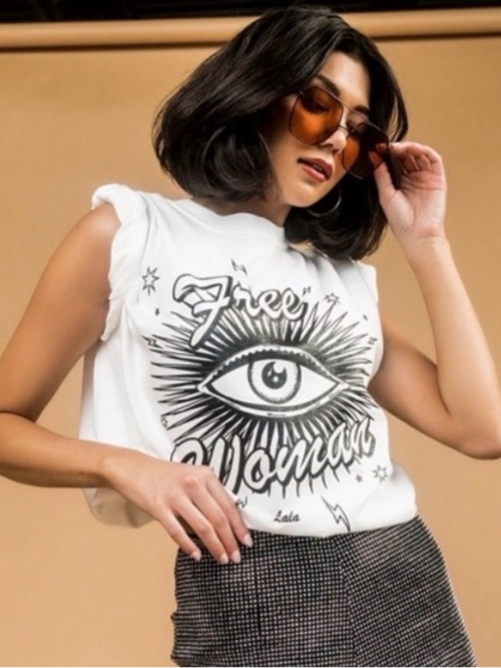 Dressed in LALA Free Woman Shirt - S/M